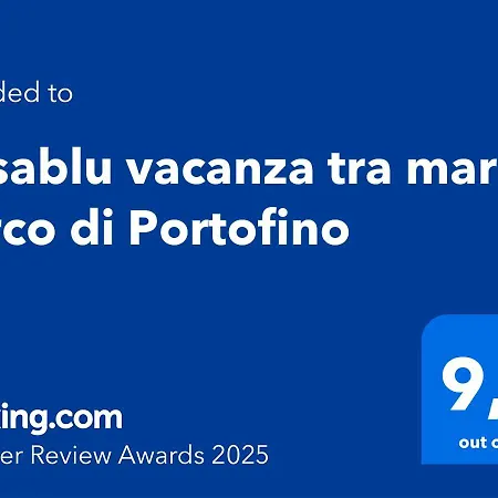 Rosablu Tra Mare E Parco Di Portofino Daire Camogli