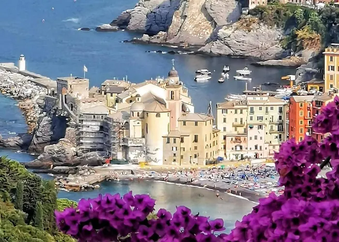 Rosablu Tra Mare E Parco Di Portofino Lägenhet